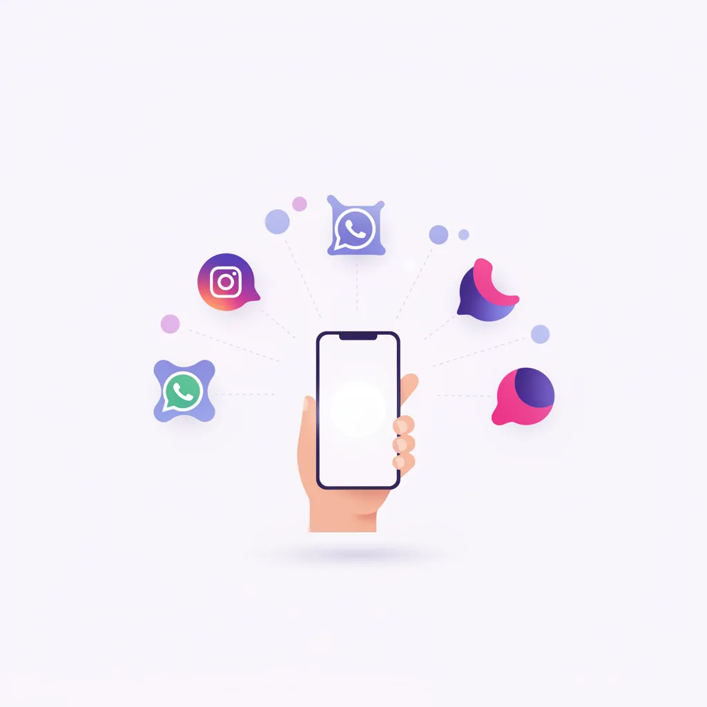 Sharing an anonymous message link across social media platforms