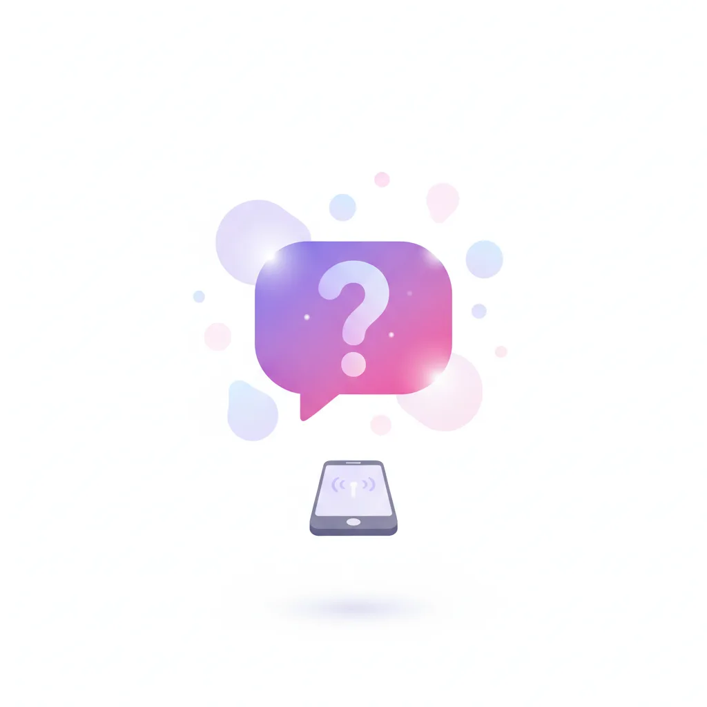 Illustration of an anonymous message arriving on a phone — sender identity hidden