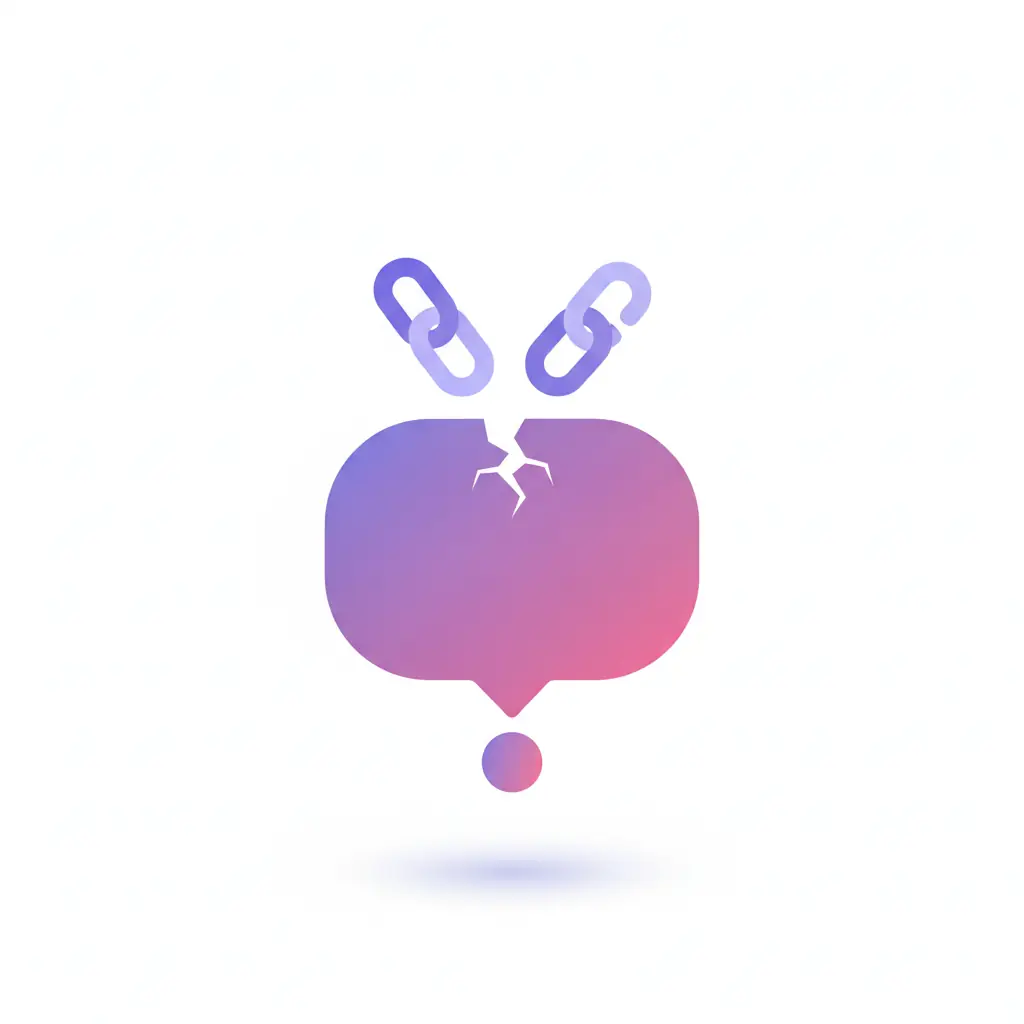 A speech bubble being unlocked, representing an honest message sent without a name