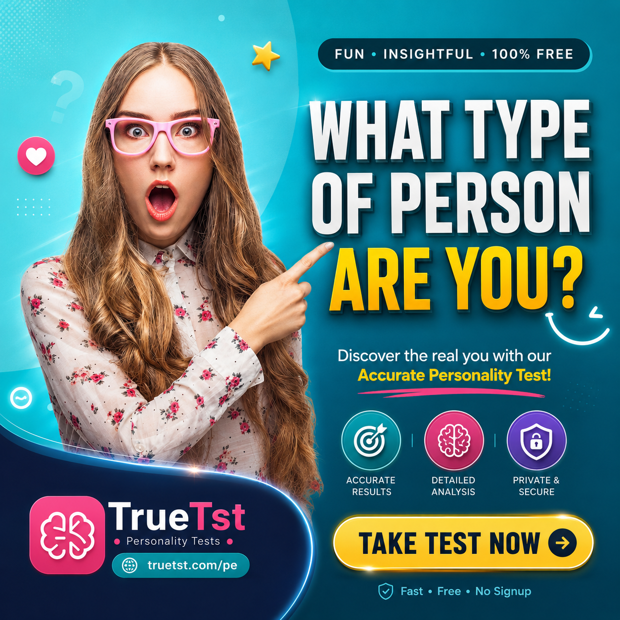 What Type of Person Are You? Personality Test